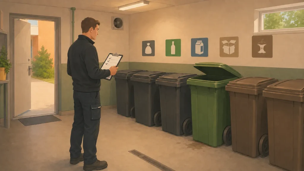 Checklista för ett rent och välfungerande soprum