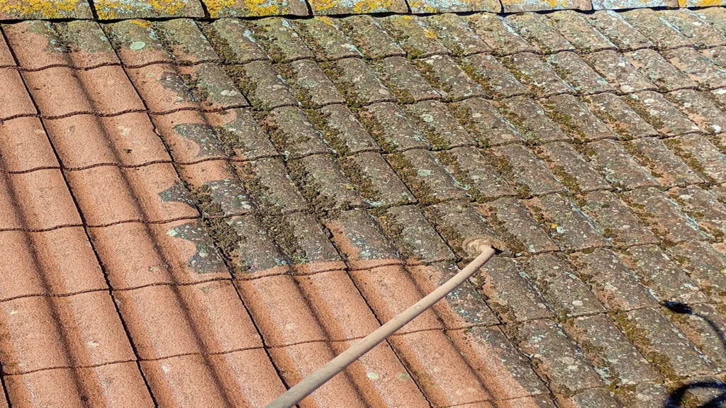 Taktvätt på Öland åt bostadsbolag i Kalmar