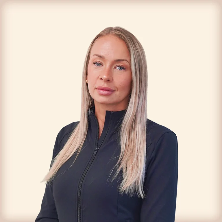 Porträtt av Nathalie Karlsson på Specialrengöringar Sverige.